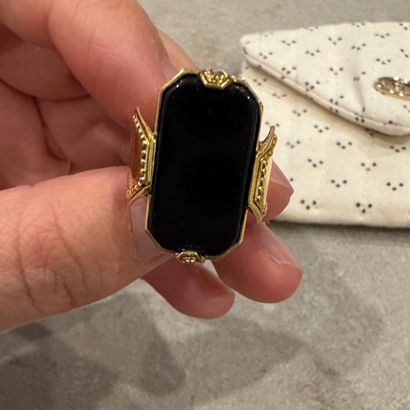 Sezane Black and Gold Ring - Picture 6 of 7